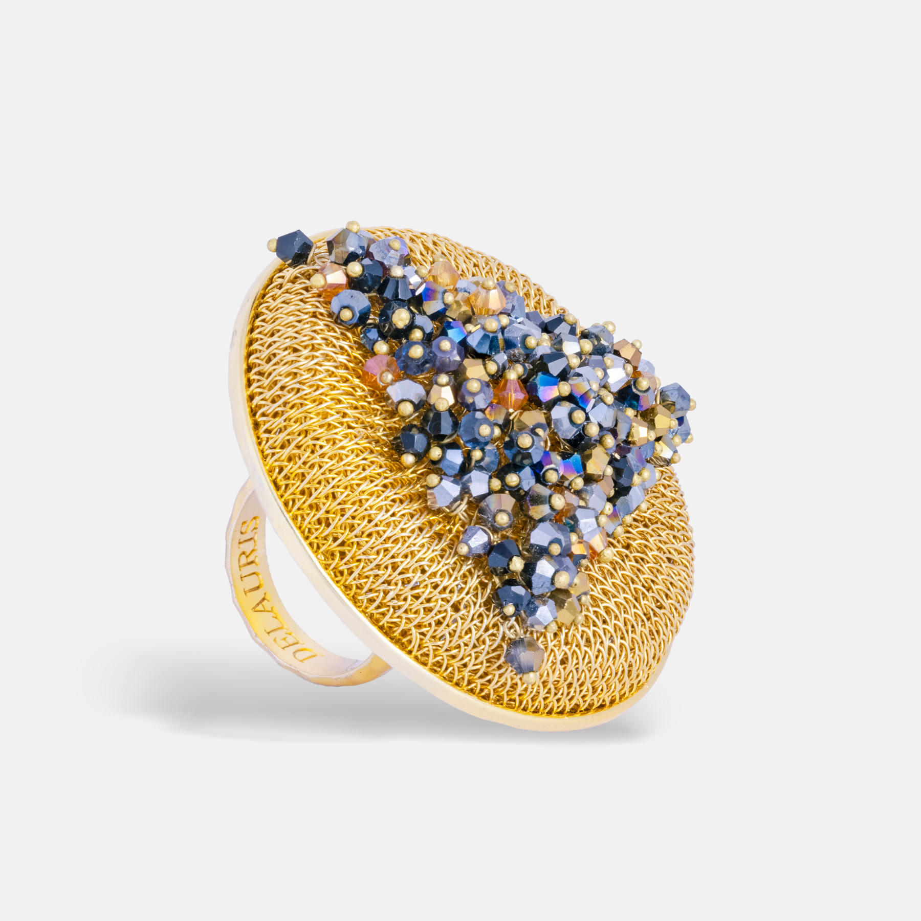 Eros Gold Metalic Ring Romeo Delauris