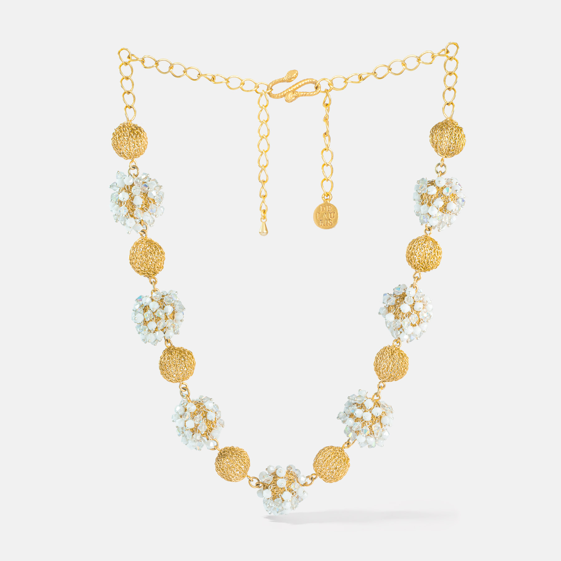 Moira Gold White Necklace Romeo Delauris