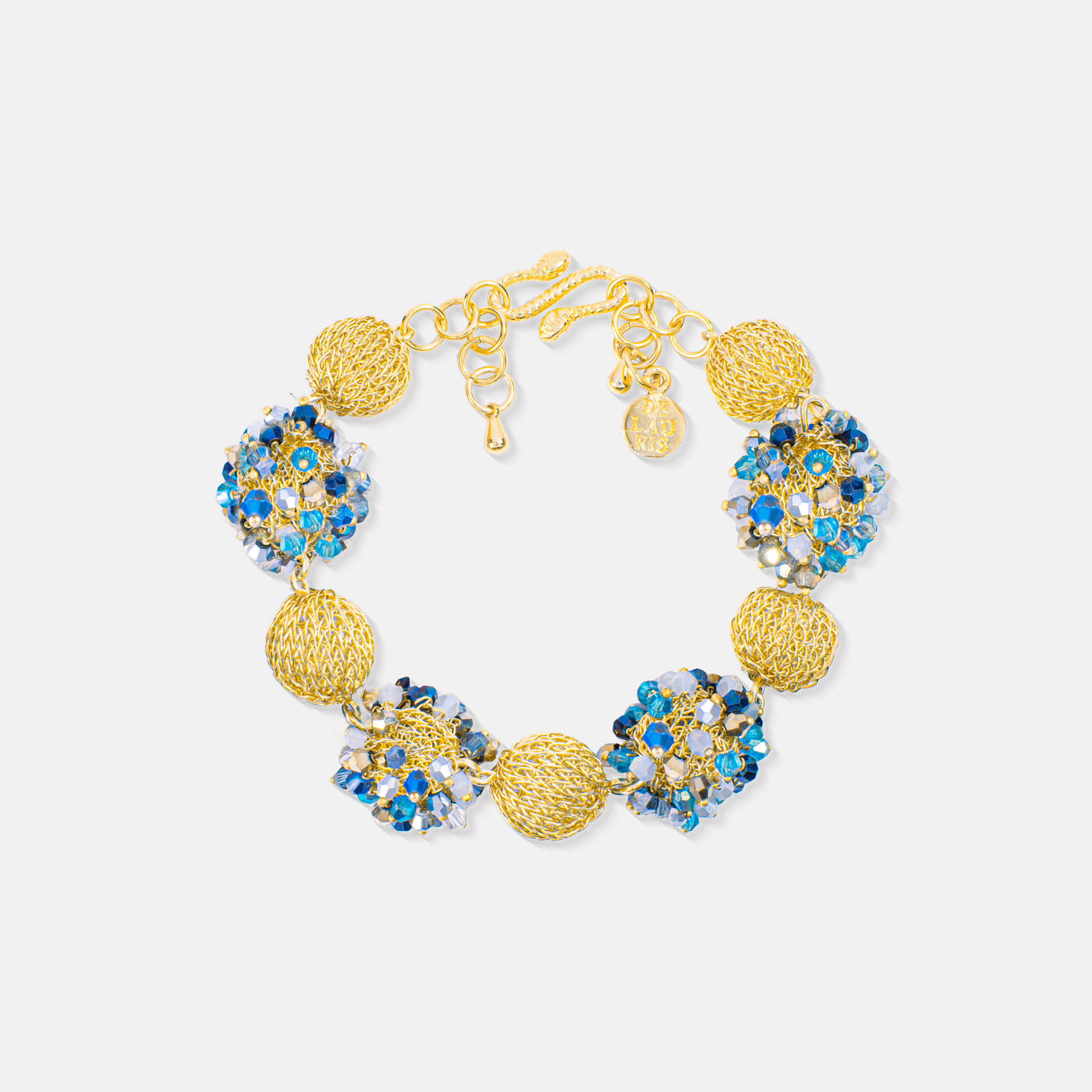 Selene Gold Blue Bracelet Romeo Delauris