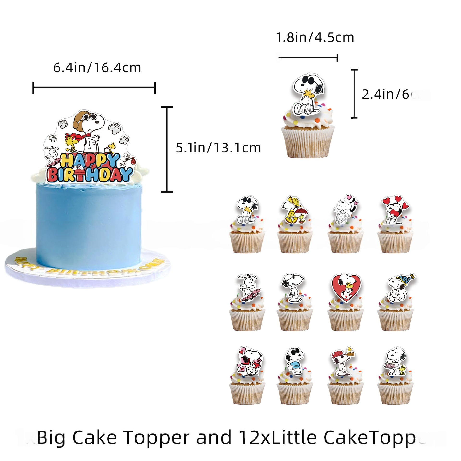 Snoopy Birthday Party Decorations Set