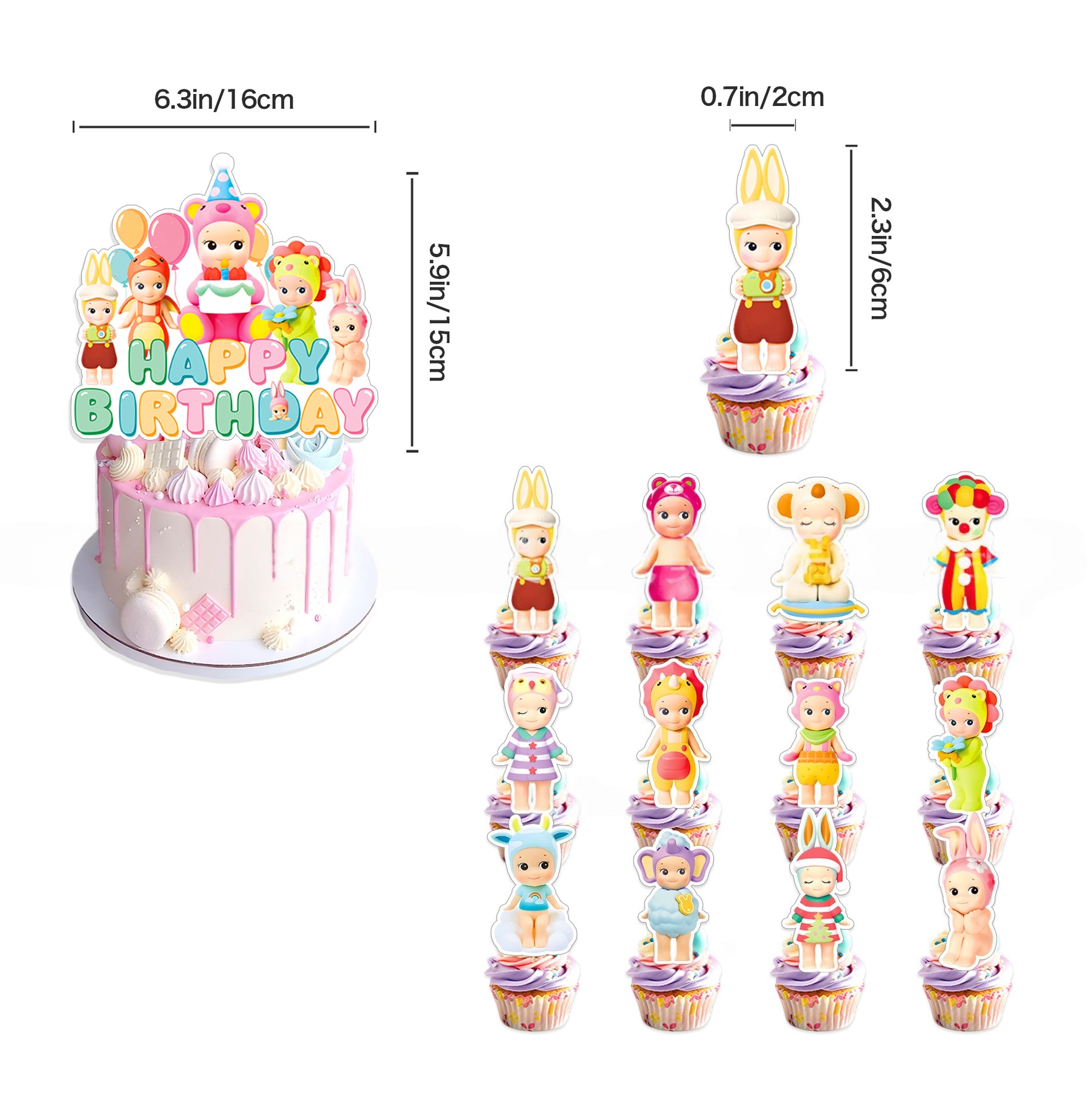 Sonny Angel Birthday Party Decorations Set