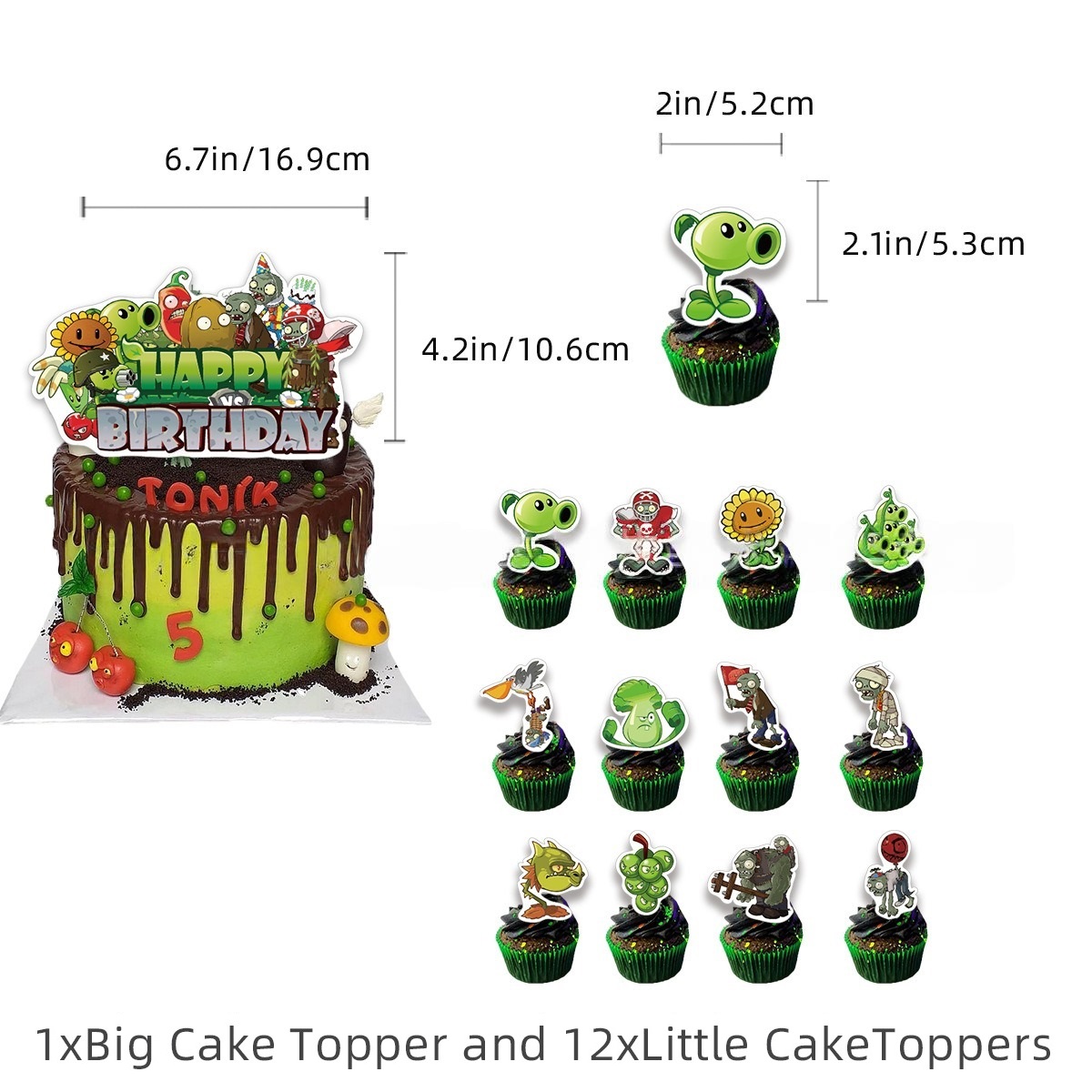 Plants vs Zombies Birthday Party Decorations Set