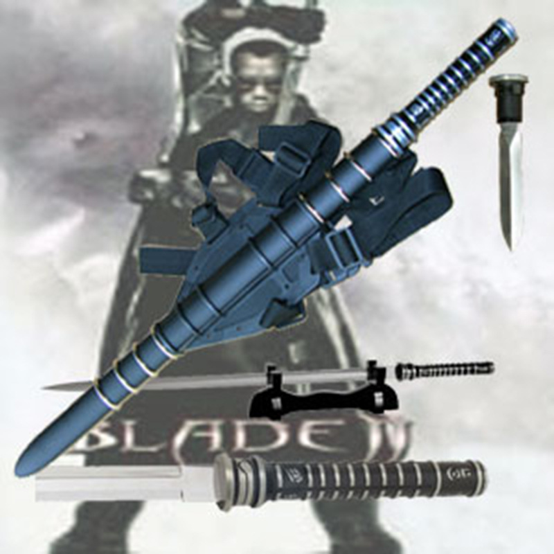 Wesley Snipes Blade Day Walker Sword Metal Vampire Katana with Strap 94cm-Costume Works AU