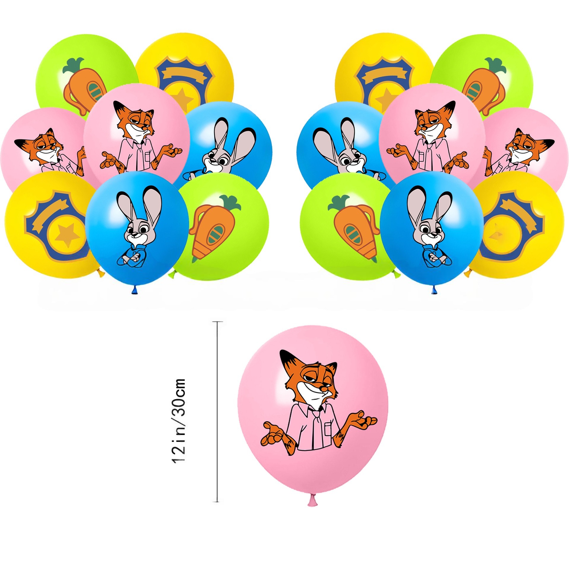Zootopia Birthday Party Decorations Set