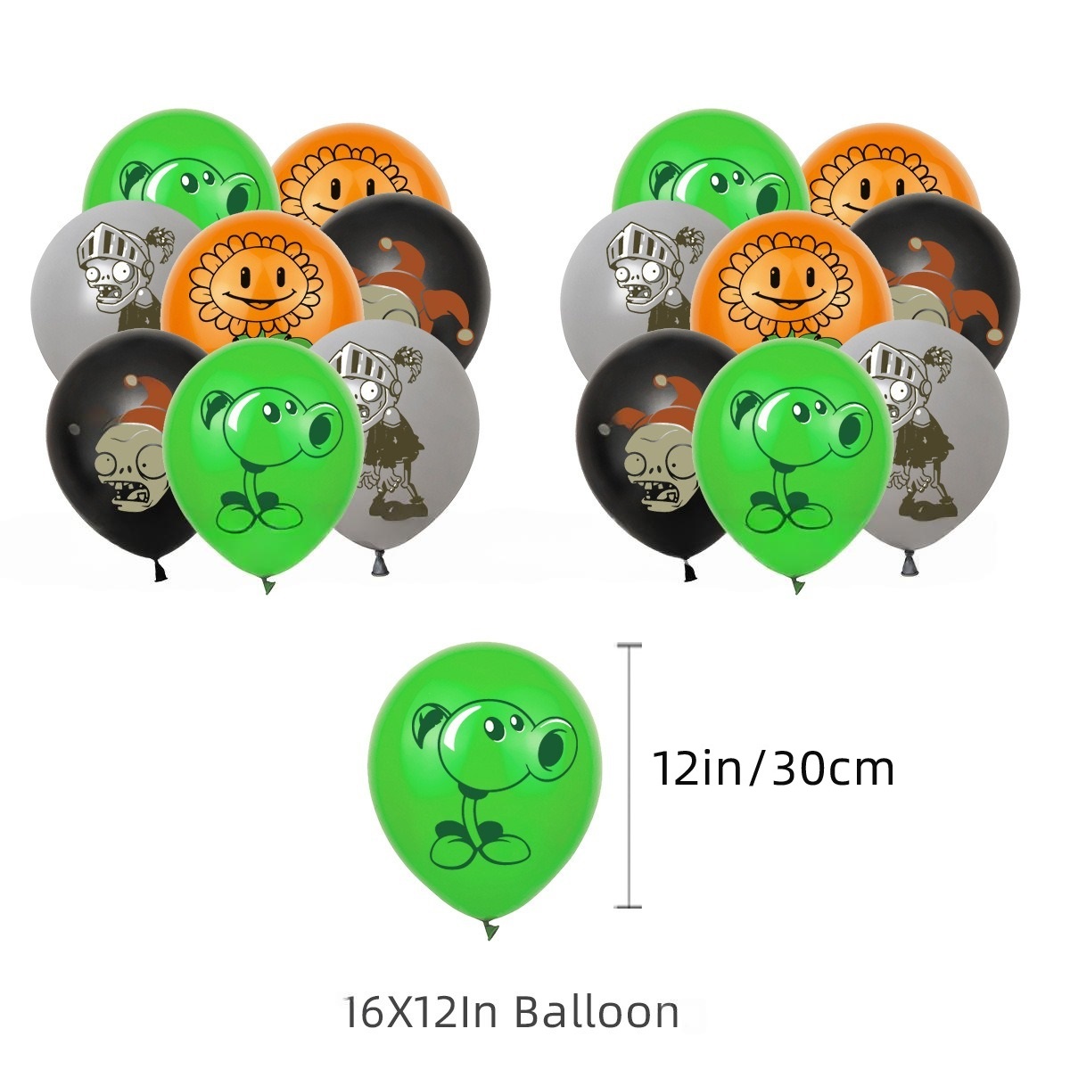 Plants vs Zombies Birthday Party Decorations Set