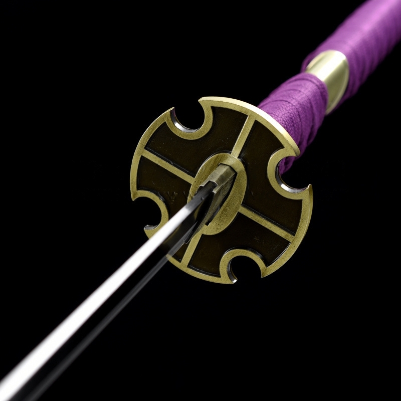 One Piece Luffy Nidai Kitetsu Katana Metal Sword