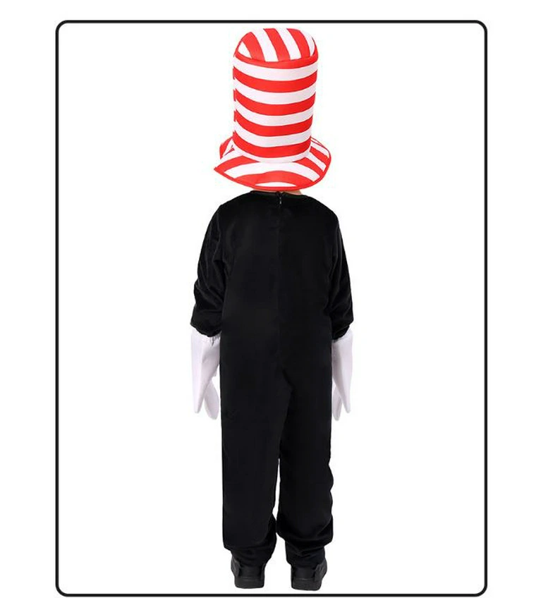Kids Cat In The Hat Dr Seuss Onesie Costume