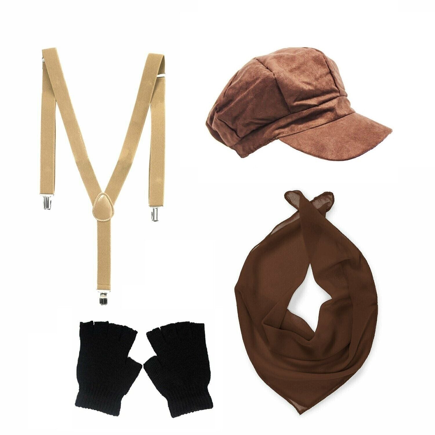 4pcs Victorian Colonial Boy Costume Poor Boy Oliver Twist Book week - Costume Works AU