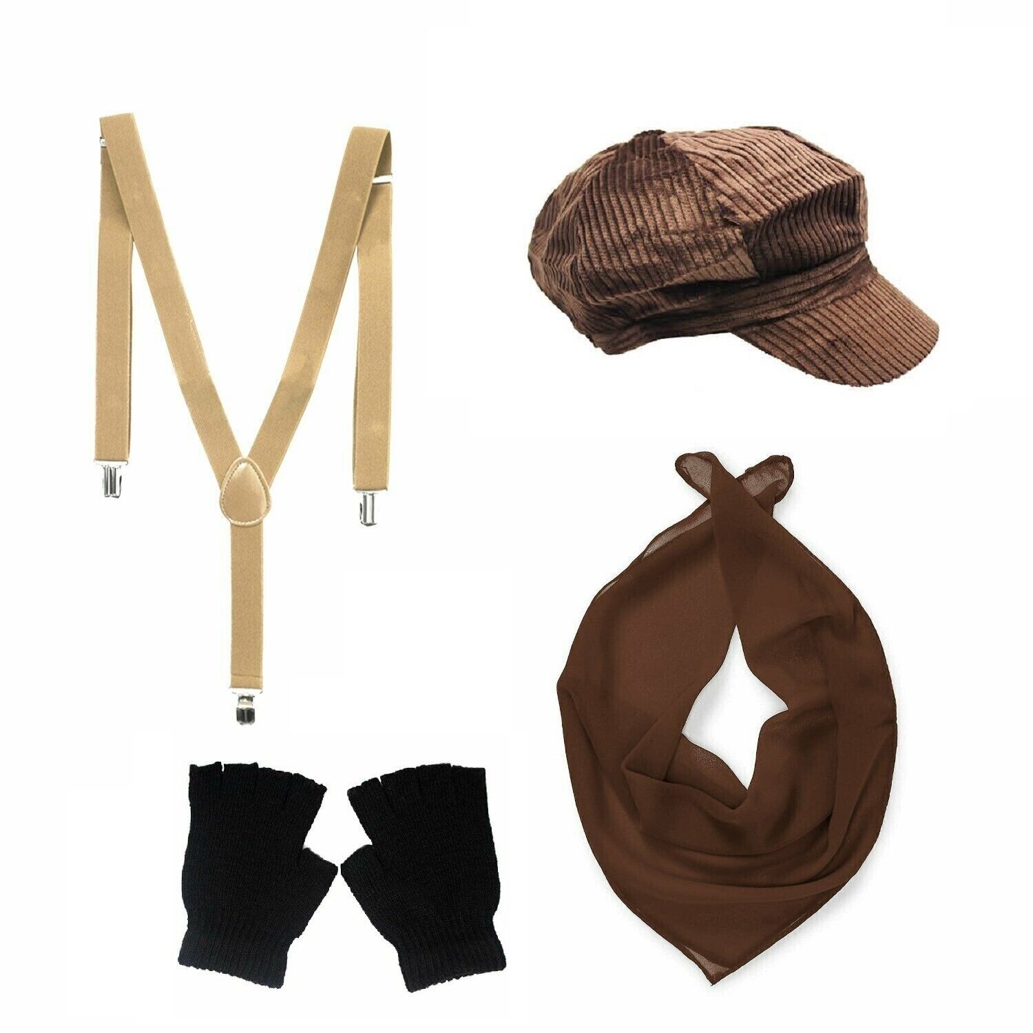 4pcs Victorian Colonial Boy Costume Poor Boy Oliver Twist Book week - Costume Works AU