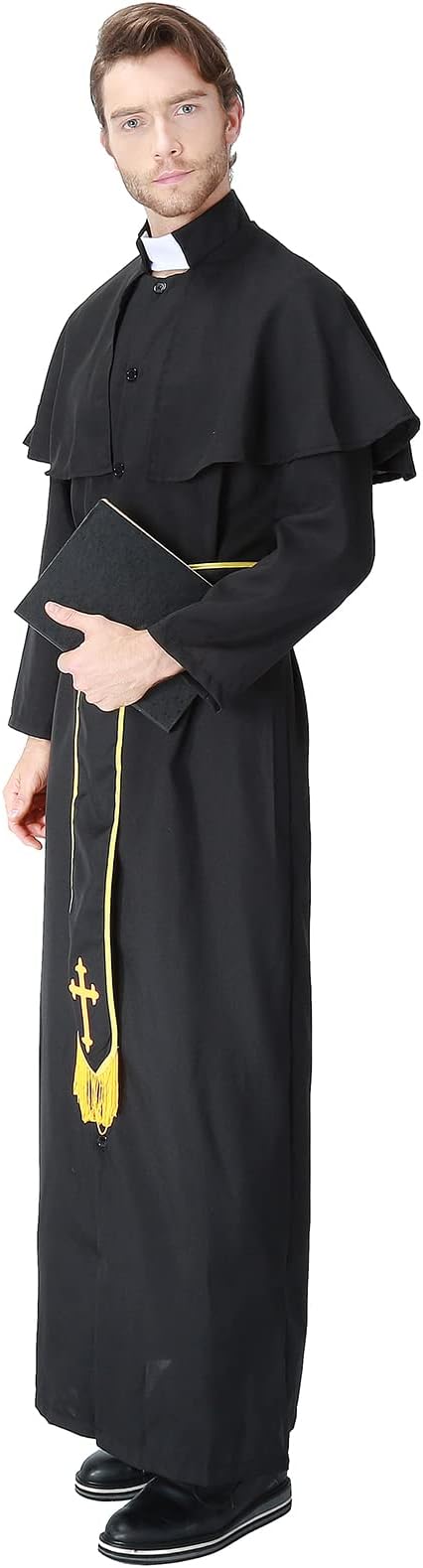 Medieval Priest Roman Clerygy Pastor Costume-Costume Works AU