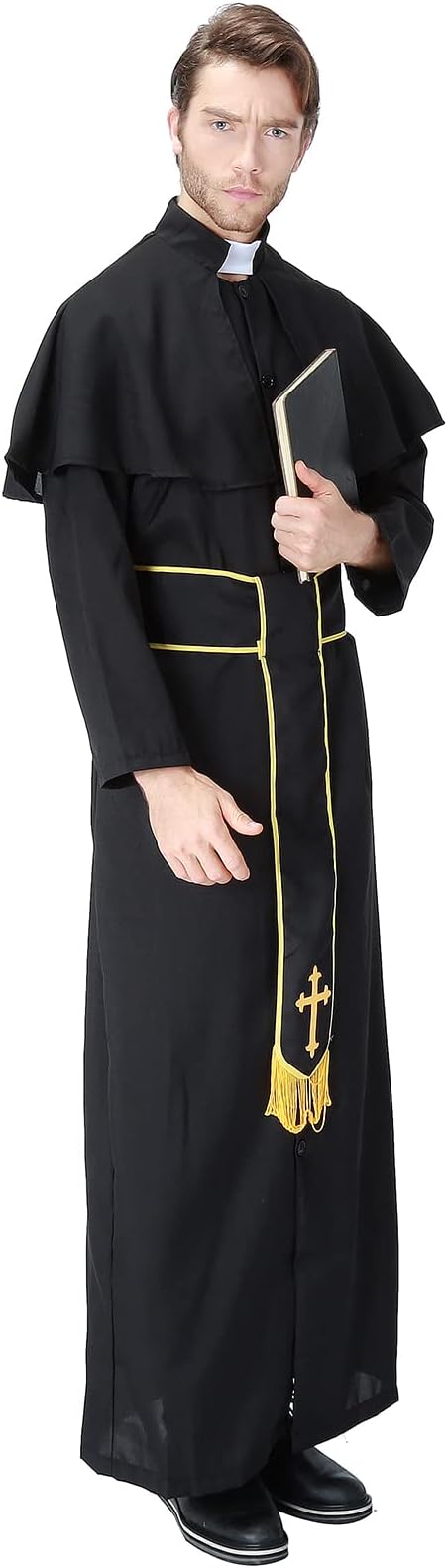 Medieval Priest Roman Clerygy Pastor Costume-Costume Works AU