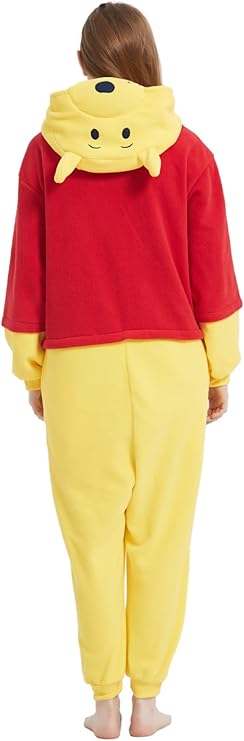 Adult Winnie Bear Onesie Costume Kigurumi Pajamas