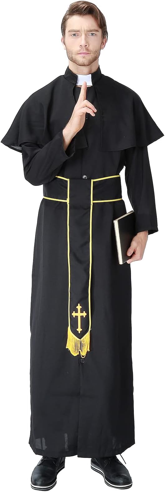 Medieval Priest Roman Clerygy Pastor Costume-Costume Works AU