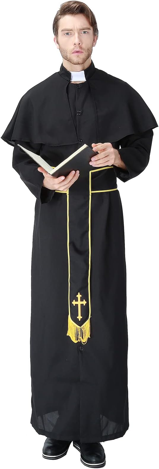 Medieval Priest Roman Clerygy Pastor Costume-Costume Works AU