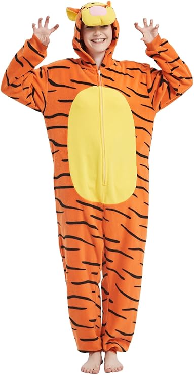 Adult Tigger Onesie Costume Kigurumi Pajamas