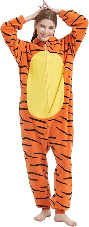 Adult Tigger Onesie Costume Kigurumi Pajamas
