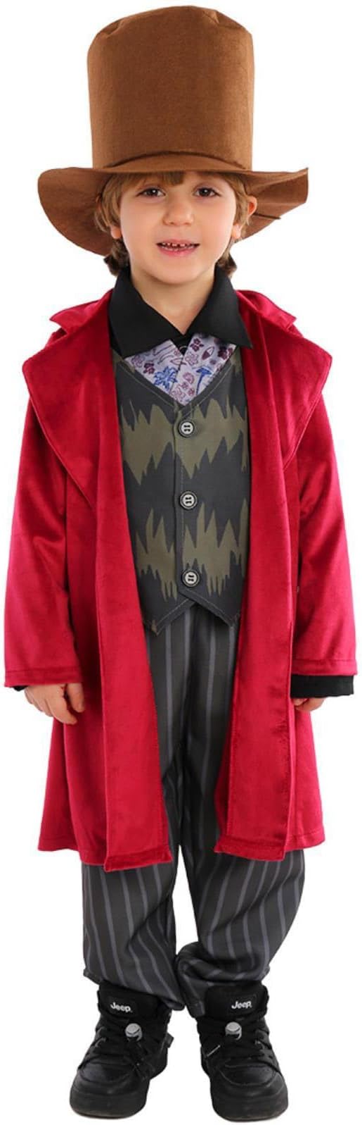 Boys Brown Red Confectioner Book Week Costume