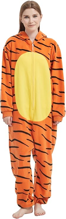 Adult Tigger Onesie Costume Kigurumi Pajamas