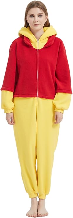 Adult Winnie Bear Onesie Costume Kigurumi Pajamas