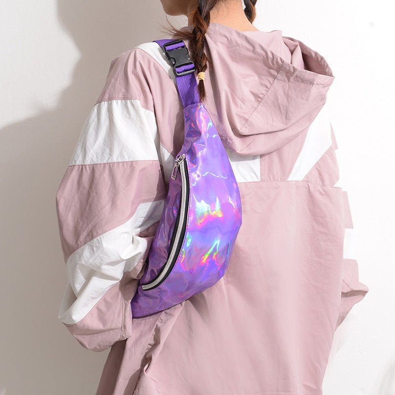 80s Neon Holographic Bum Bag - Costume Works AU