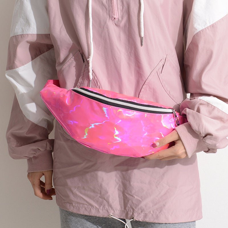 80s Neon Holographic Bum Bag - Costume Works AU