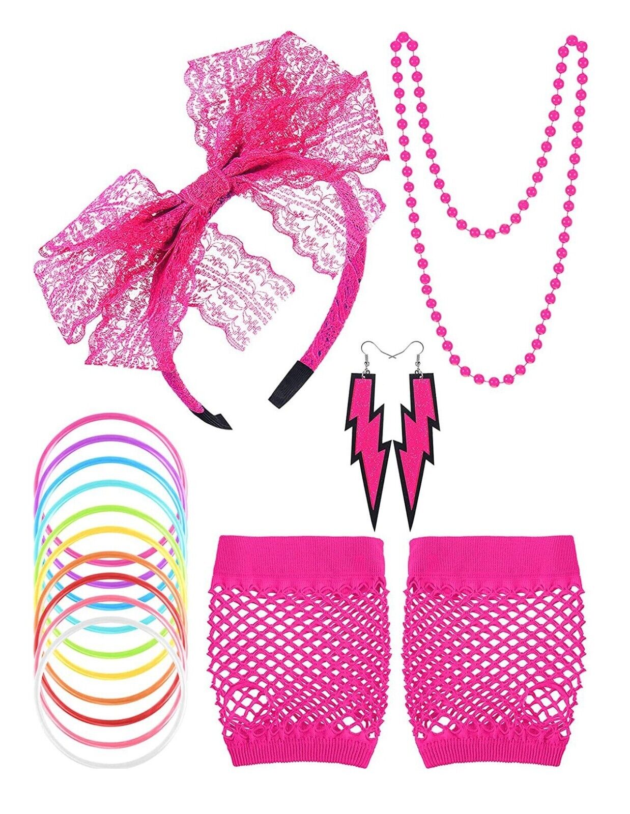 80s Party Accessories Set - Costume Works AU
