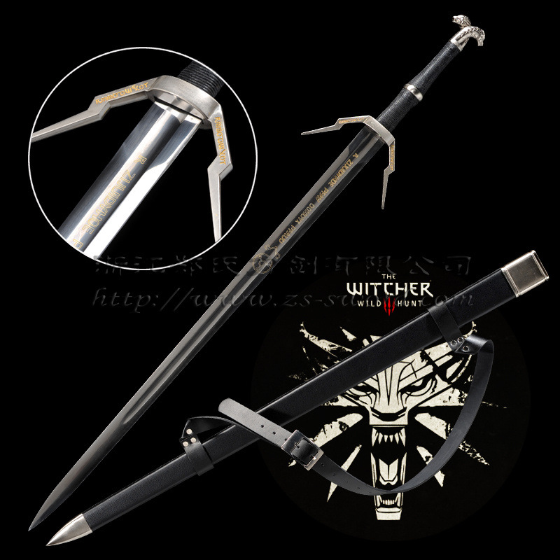 The Witcher GERALT OF RIVIA'S ENHANCED WOLVEN SILVER SWORD PREMIUM