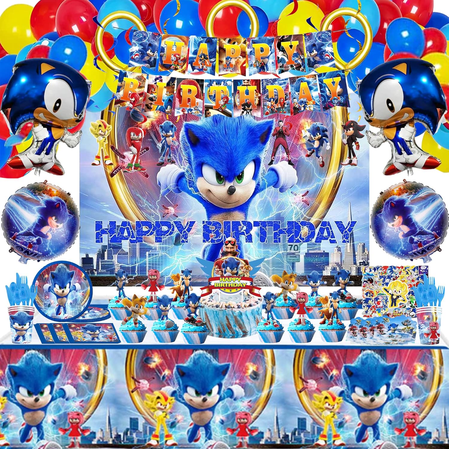 Sonic Party Decorations