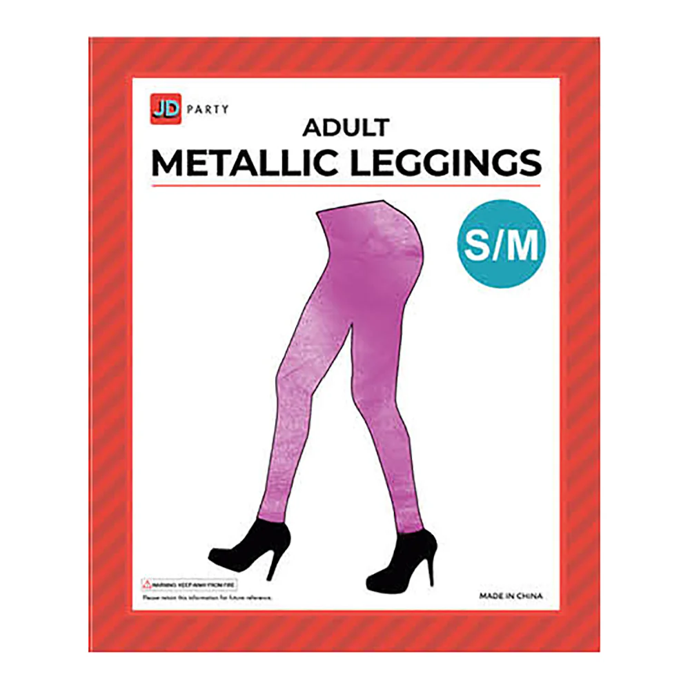 Adult Metallic Leggings - S/M-Costume Works AU