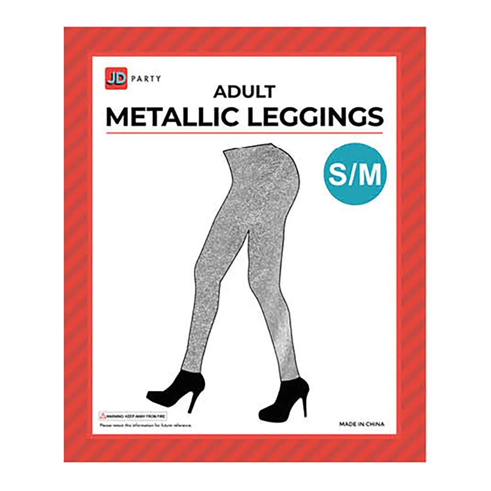Adult Metallic Leggings - S/M-Costume Works AU