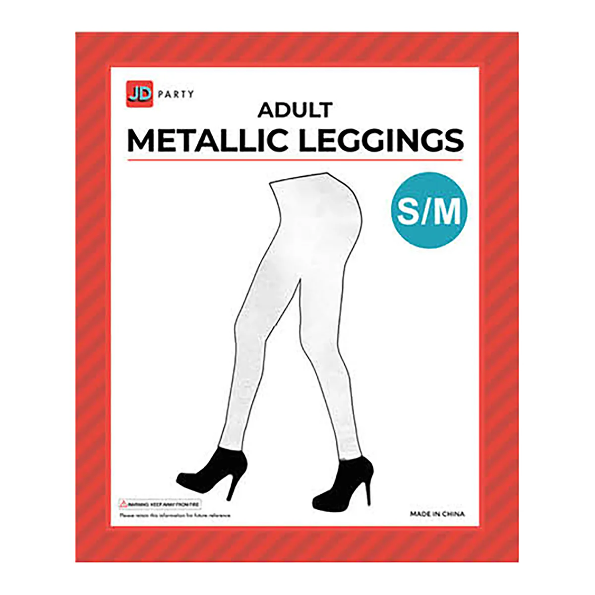 Adult Metallic Leggings - S/M-Costume Works AU