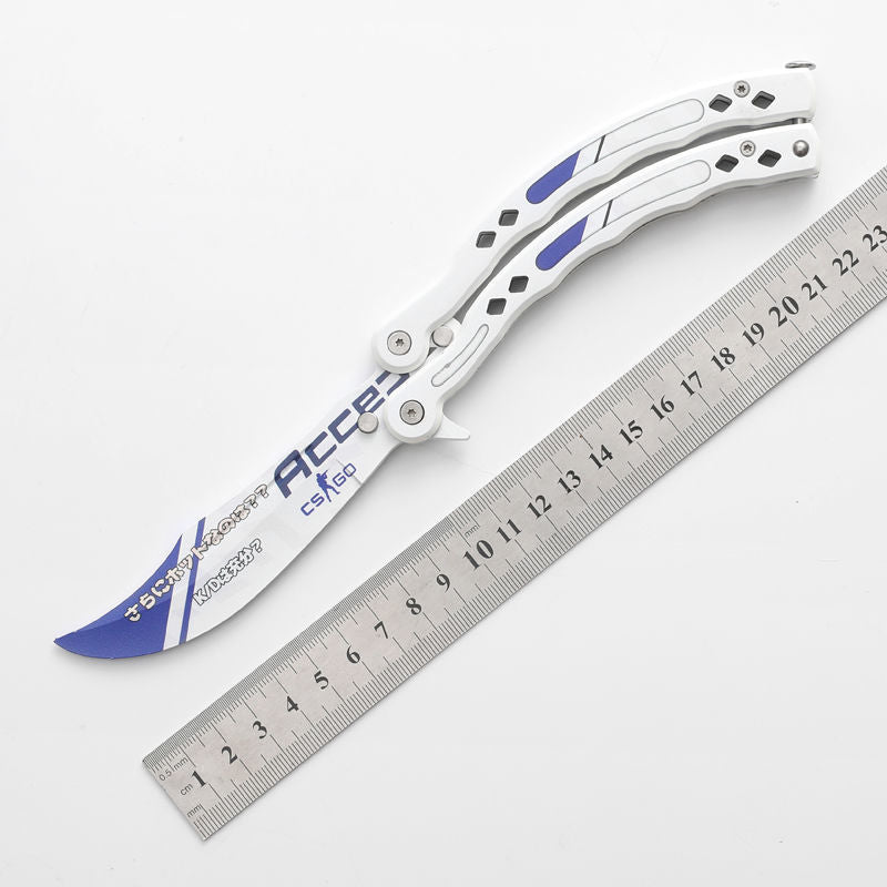 Butterfly Knife Trainer Foldable Metal CSGO - Costume Works AU