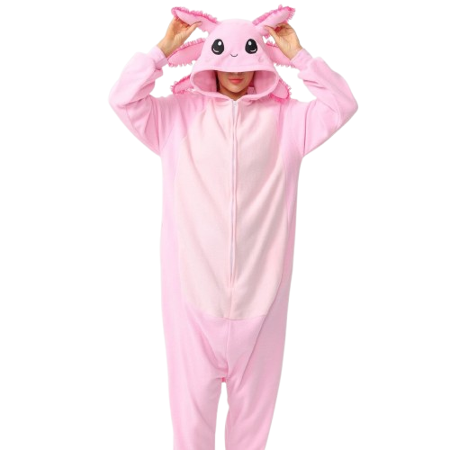 Axolotl Onesie Costume Kigurumi Pajamas