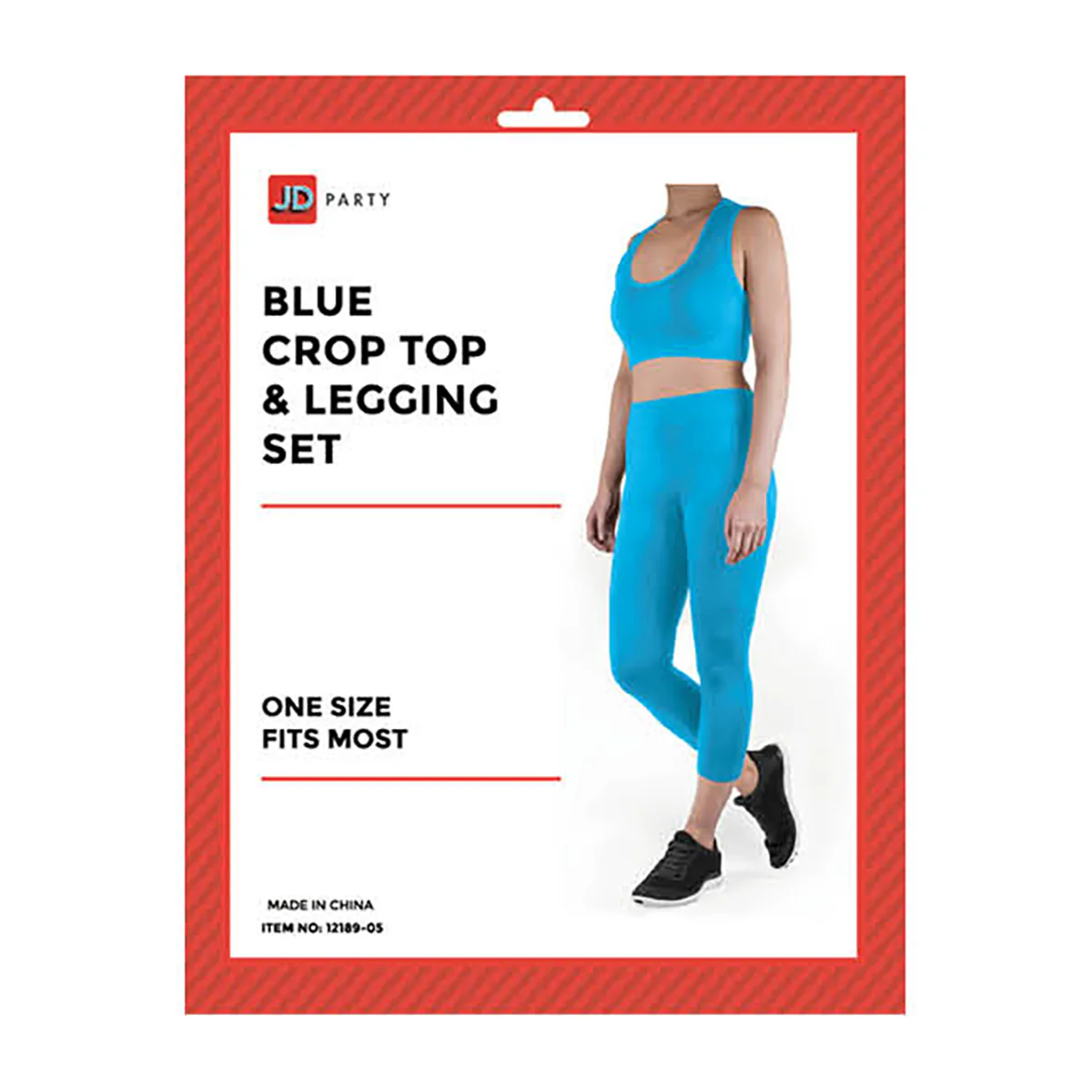 Crop Top & Legging Set 80s Party