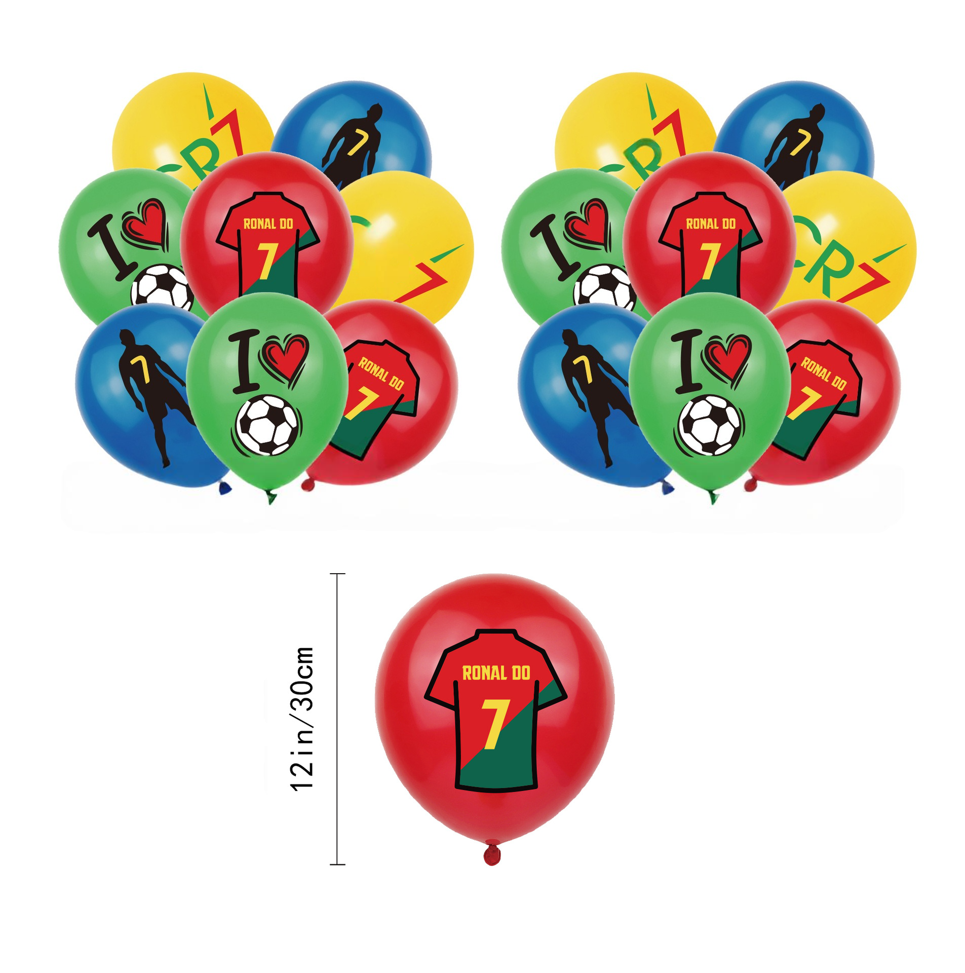 Cristiano Ronaldo Birthday Party Decorations Set