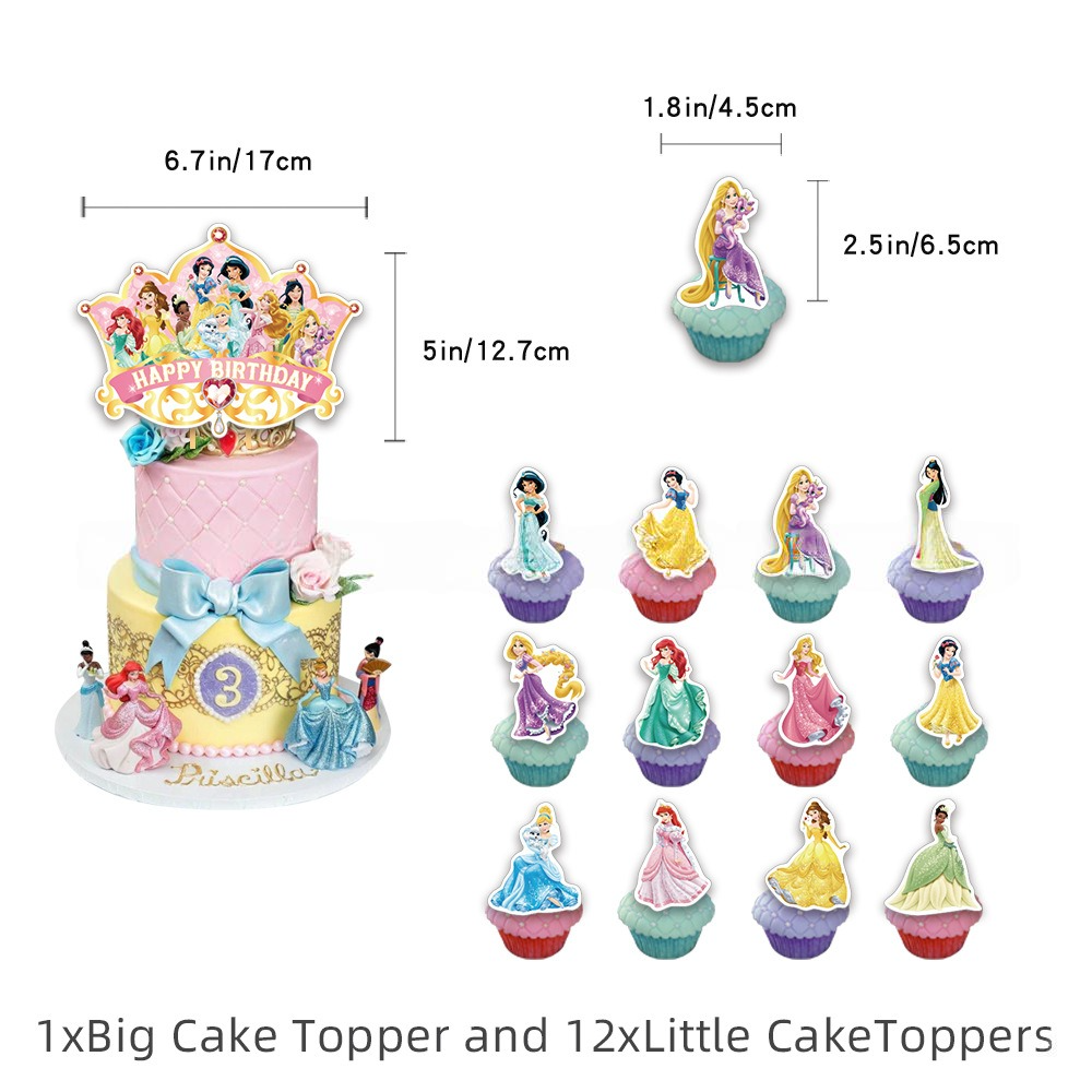 Princess Birthday Party Decorations Set