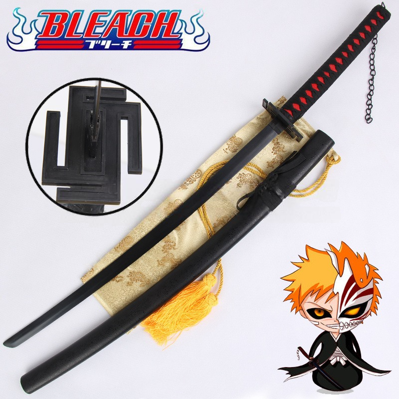 Bleach Kurosaki Ichigo Tensa ZangetsuKatana Metal Sword