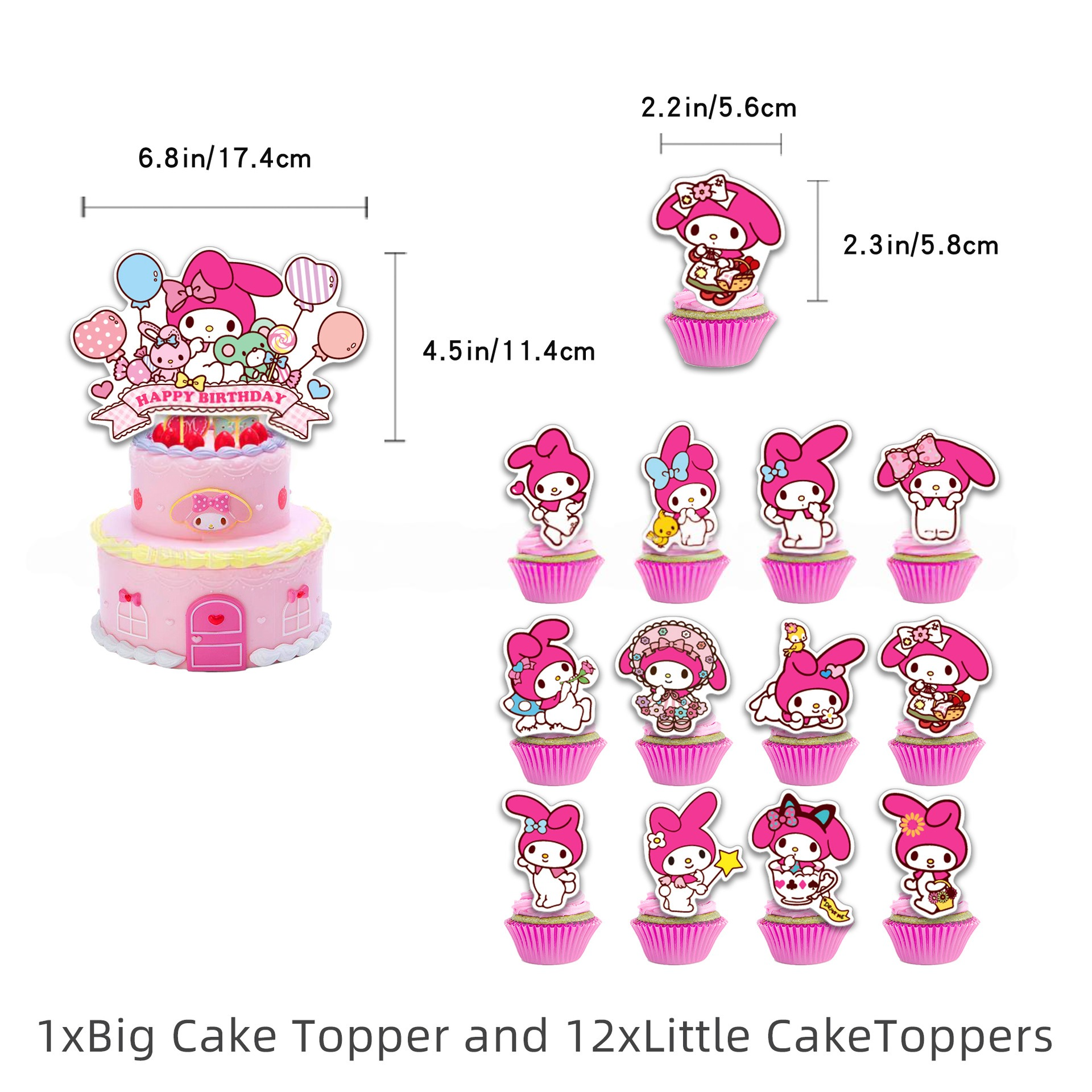 My Melody Birthday Party Decorations Set