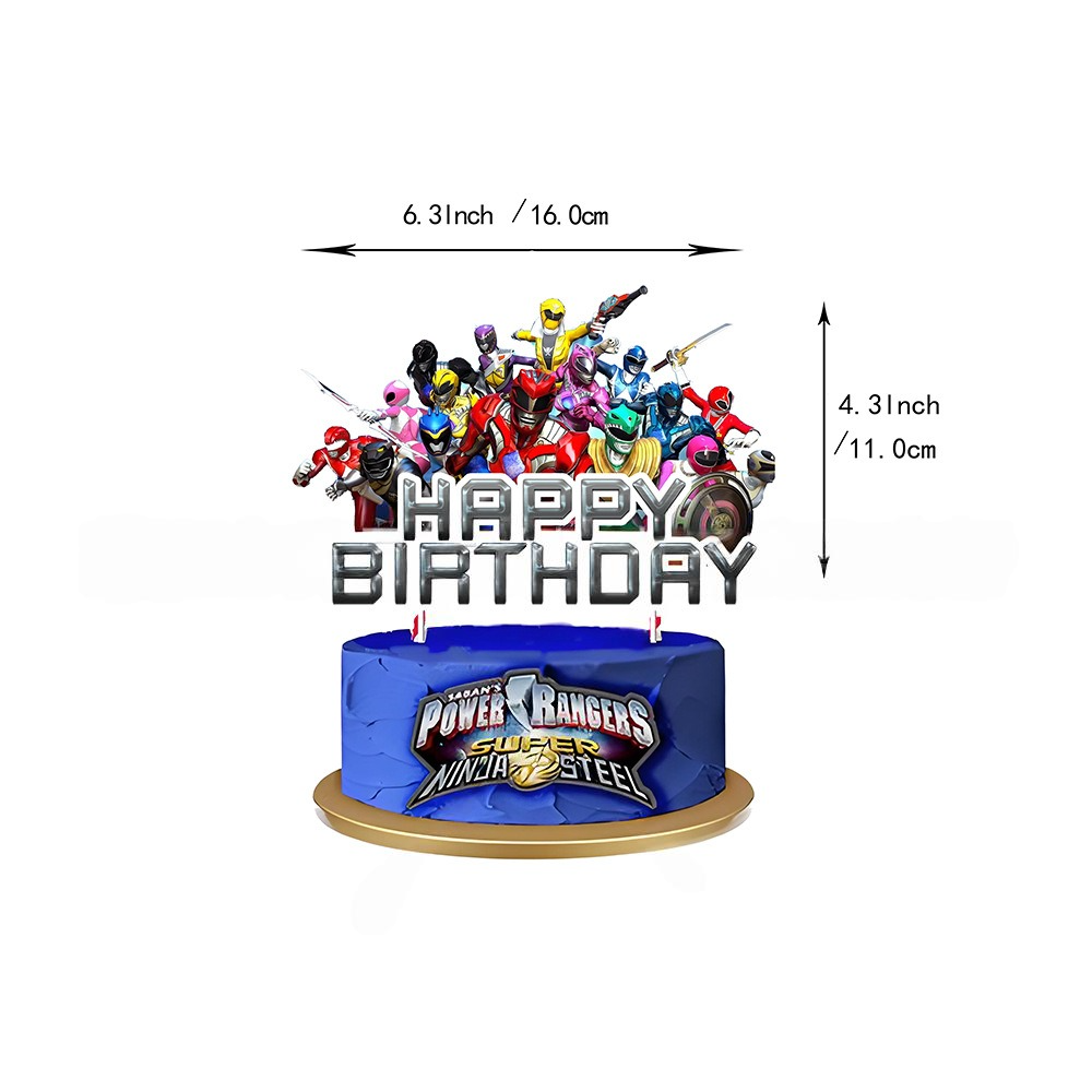 Power Rangers Birthday Party Decorations Set