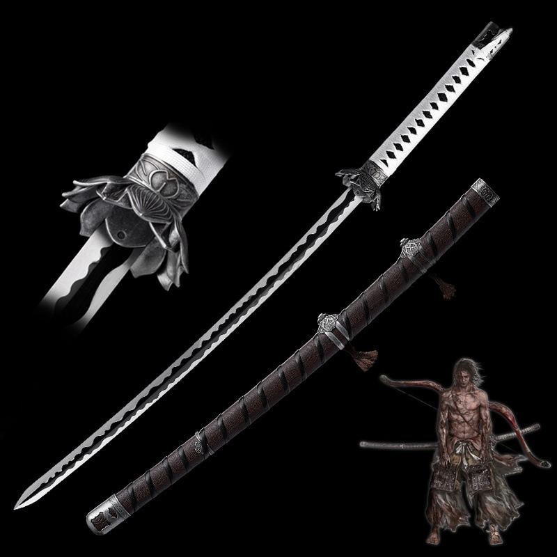 Sekiro Shadows Die Twice Undead Cut Katana Japanese Samurai Sword