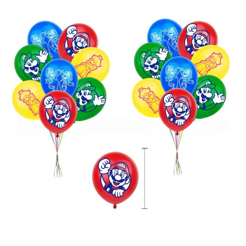 New Super Mario Birthday Party Decorations Set