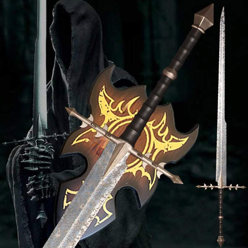 Lord of the Rings Nazgul Ringwraith Sword with Plaque Collectible Gift