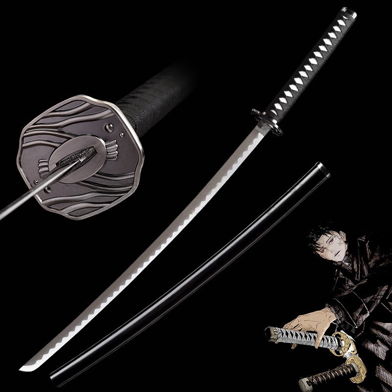 Kagurabachi Enten Katana Metal Samurai Sword Anime Cosplay 104cm