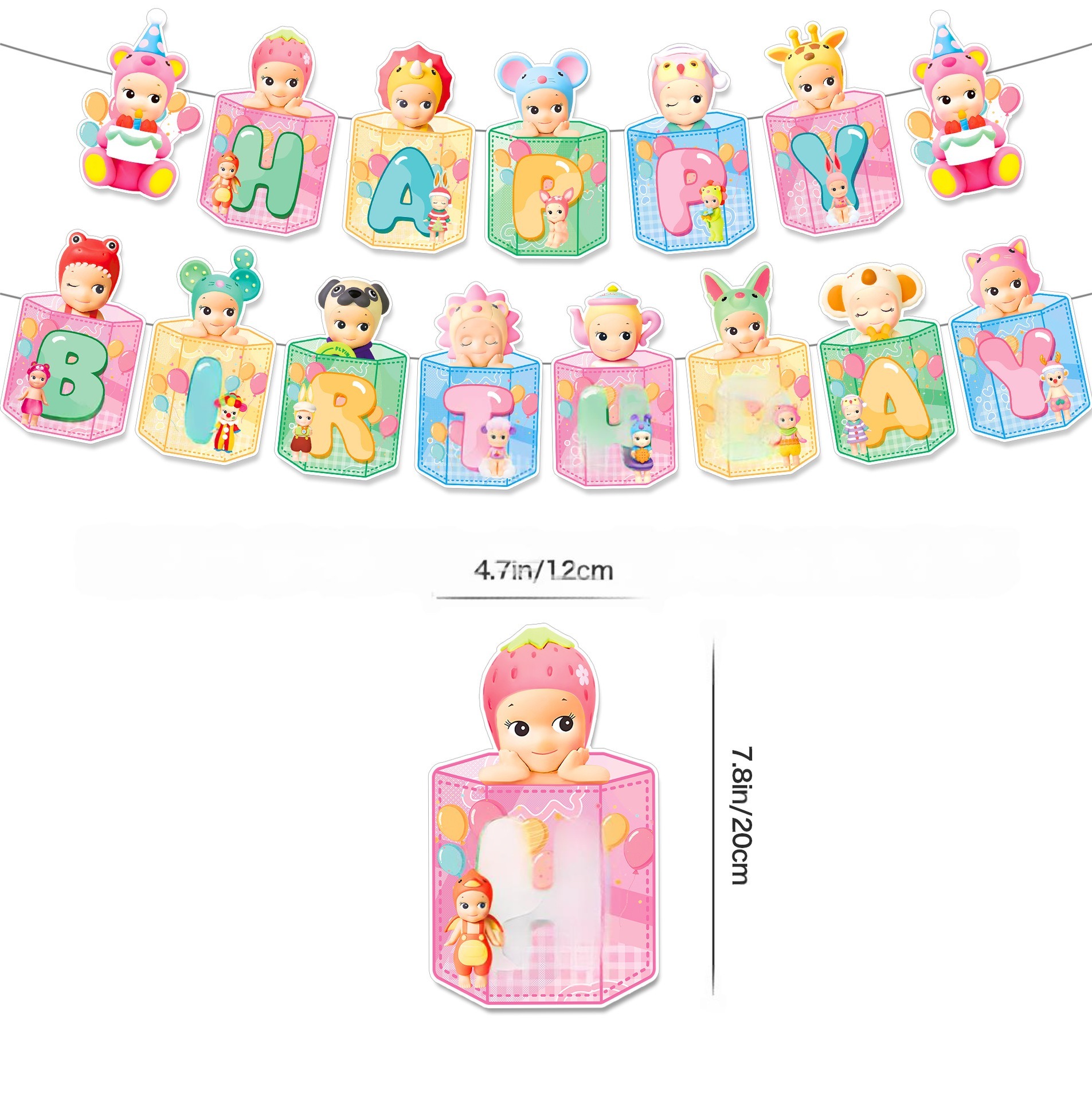 Sonny Angel Birthday Party Decorations Set
