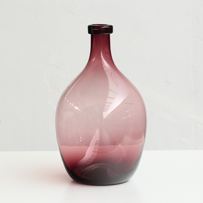  Transparent Teardrop Decorative Glass Vase 