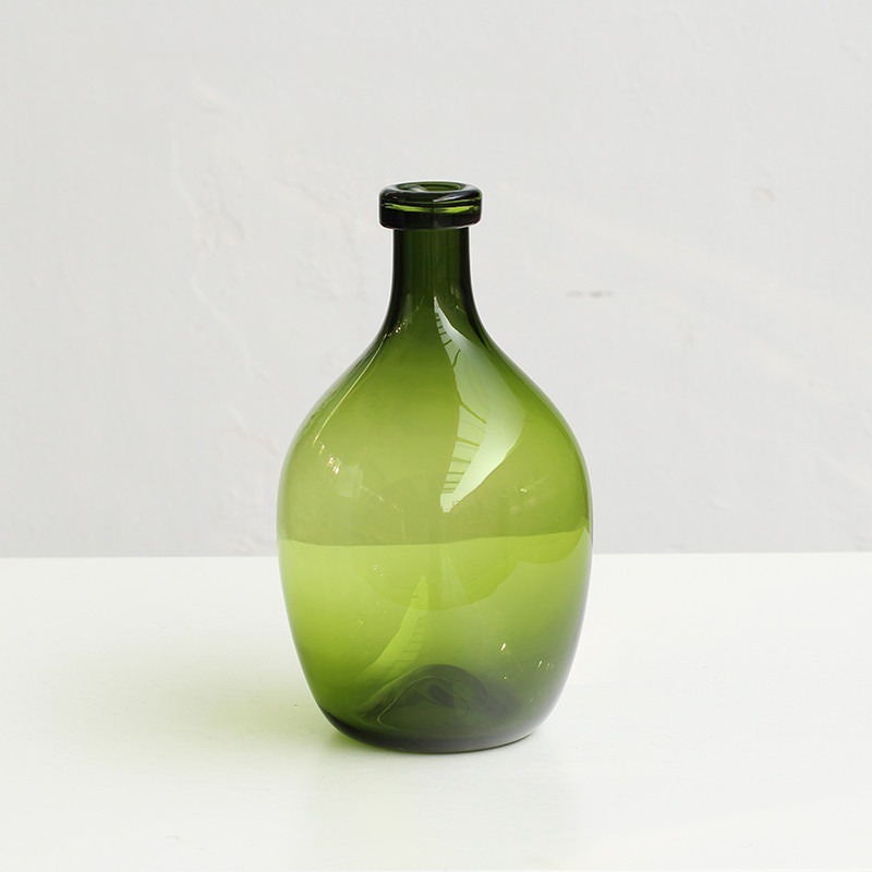  Transparent Teardrop Decorative Glass Vase 