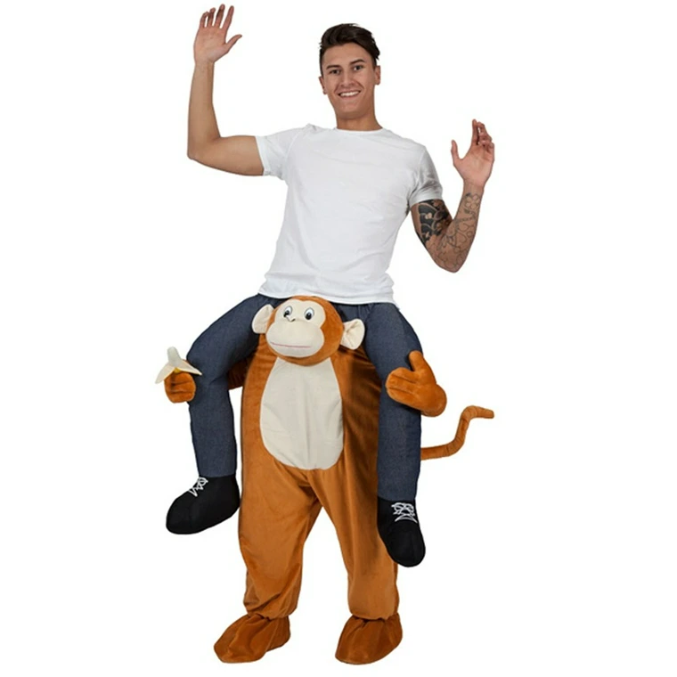 Cheeky Monkey Carry Me Ride on Piggy Back Costume-Costume Works AU