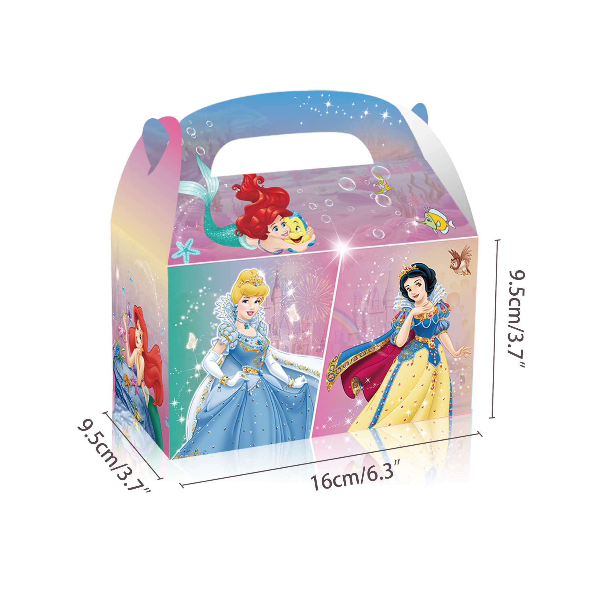 Princess Party Favour Loot Boxes 12 Pack