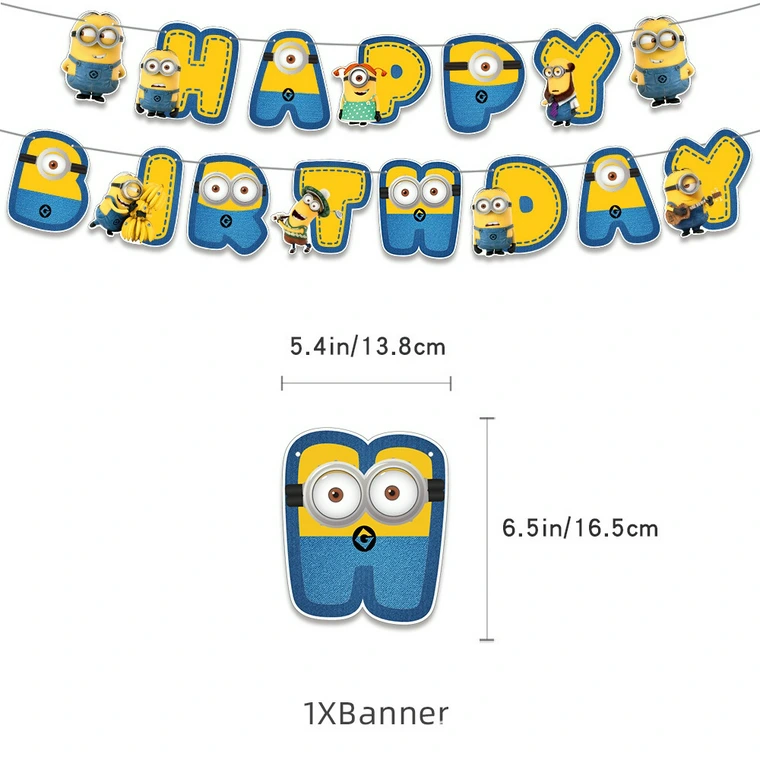 Minions Birthday Party Set