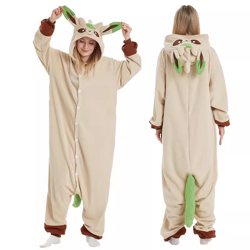 Leafeon Pokemon Onesie